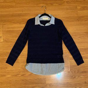 Faded Glory Dress Shirt/Sweater Combo